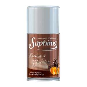 Aromatizante Aerosol Saphirus (280Ml) - Naranja y Chocolate