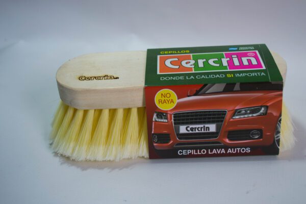 Cepillo Violin Premium Cercrim Base Madera (Lava Auto)