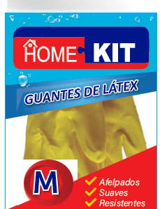 Guante De Latex Home Kit Talle M