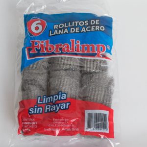 Rollito De Lana De Acero Fibralimp X 6 U