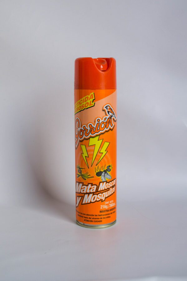 Insecticida Aerosol Moscas Y Mosquitos Naranja - Gorrion