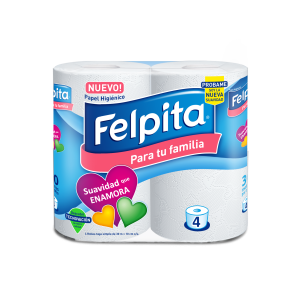 Papel Higienico Felpita 30 Mts X 4 (Bulto X 12)