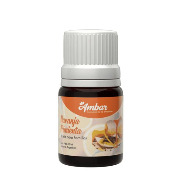 Aceite Escencial Ambar X 10 Ml - Naranja Pimienta
