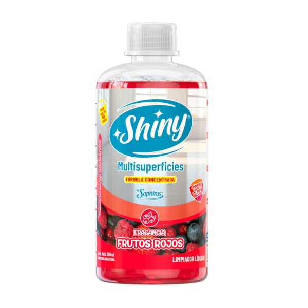 Limpiador Liquido Shiny Multisuperficies Frutos Rojos X250Ml