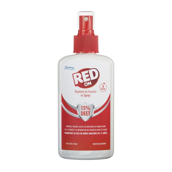 Repelente Saphirus En Spray Red On X200Ml 15%Deet