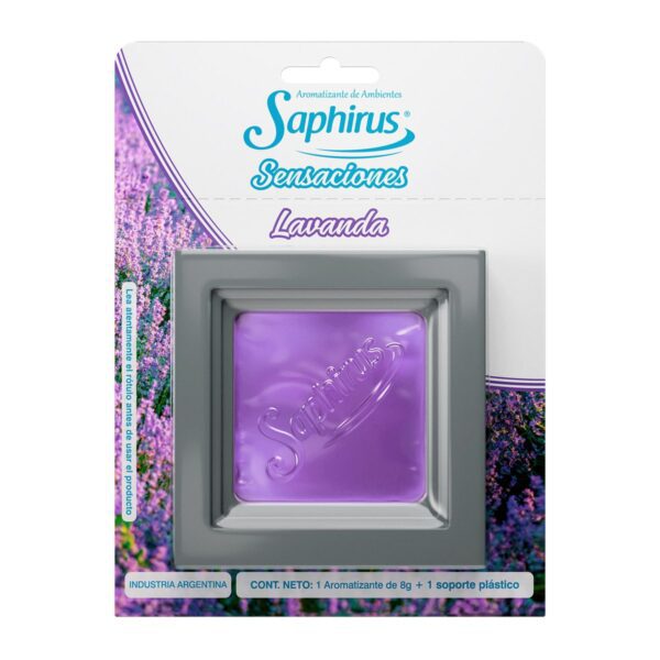 Aromatizante Sensaciones - Lavanda + Holder Gris