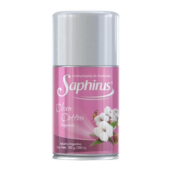 Aromatizante Aerosol Saphirus (280Ml) - Clean Cotton