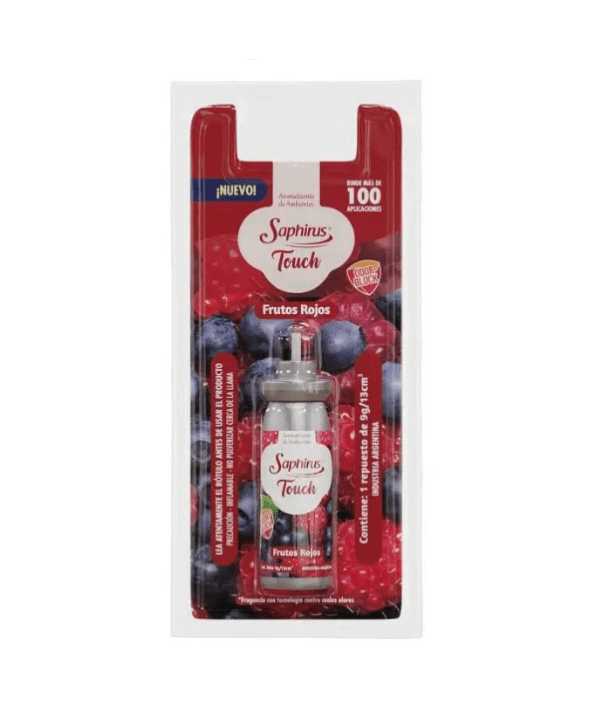 Aromatizante Touch Aerosol Saphirus - Frutos Rojos