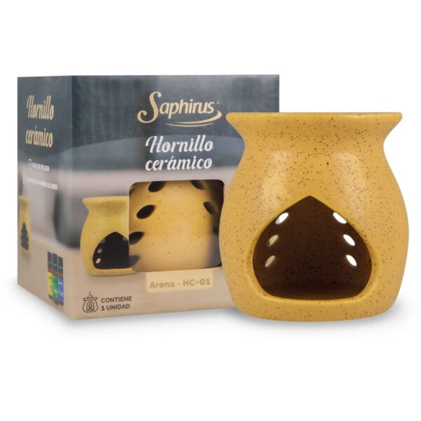 Hornillo De Ceramica Saphirus Arena 12Cm