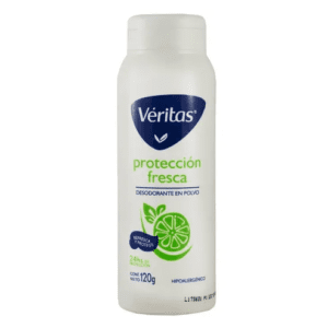 Talco Veritas En Polvo Proteccion Fresca X 120 Gr (Blanco)