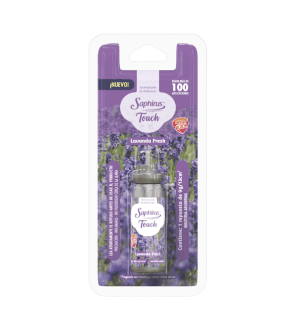 Aromatizante Touch Aerosol Saphirus -Lavanda Fresh