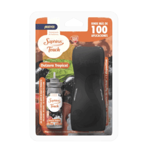Aromatizante Touch Aerosol Saphirus - Tropical + Dispositivo Negro