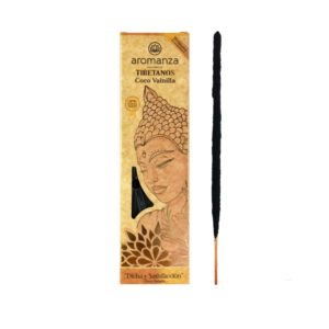 Sahumerios Aromanza Tibetanos Coco Vainilla "Dicha Y Satisfaccion" X8Un