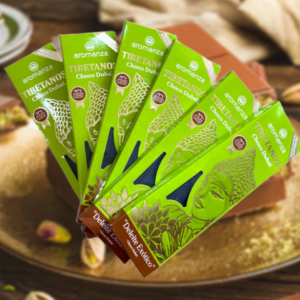 Sahumerios Aromanza Tibetanos Choco Dubai "Deleite Exotico" X8Un