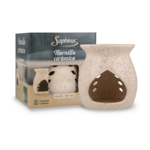 Hornillo De Ceramica Saphirus Marfil Chico 9Cm
