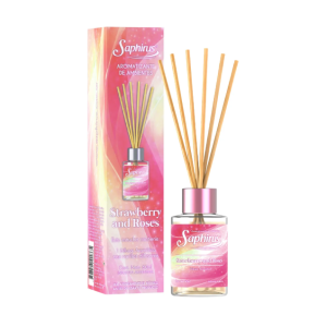 Aromatizante Difusor Saphirus (60Ml) - Strawberry And Roses
