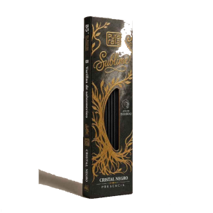 Sahumerios Pura Raiz Sublime Cristal Negro "Presenca" X 8U