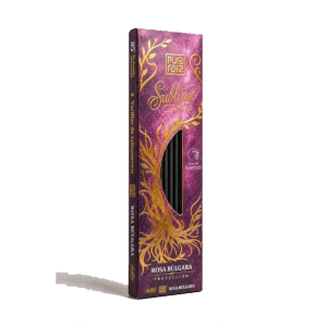 Sahumerios Pura Raiz Sublime Rosa Bulgara "Proteccion" X 8U